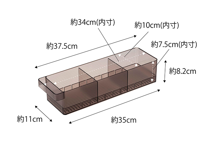 冷蔵庫中収納ケース タワー 仕切り付 | 山崎実業コラム Simple Life Lab.生活雑貨・インテリア・キッチン収納情報