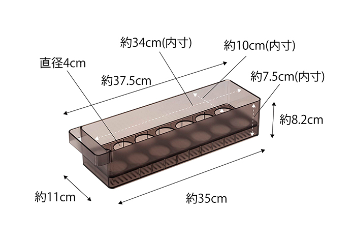 冷蔵庫中卵ケース タワー | 山崎実業コラム Simple Life Lab.生活雑貨・インテリア・キッチン収納情報