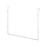 伸縮収納力アップ2段ハンガー スマート